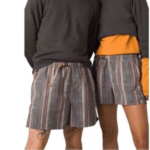 Prana Unisex Indio Heritage Short Relaxed Fit Size XXL Color Sandbar